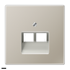 Розетка телефонная двойная RJ11 EPUAE8-8UPO + es2969-2UA