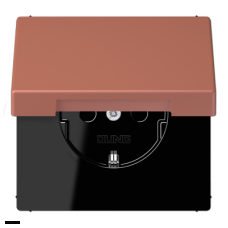 Розетка с заземляющими контактами 16 А / 250 В~, с откидной крышкой LC1520KIKL32121