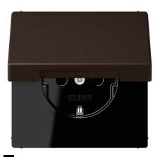 Розетка с заземляющими контактами 16 А / 250 В~, с откидной крышкой LC1520KIKL4320J