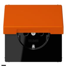 Розетка с заземляющими контактами 16 А / 250 В~, с откидной крышкой LC1520KIKL4320S