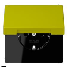 Розетка с заземляющими контактами 16 А / 250 В~, с откидной крышкой LC1520KIKL4320F