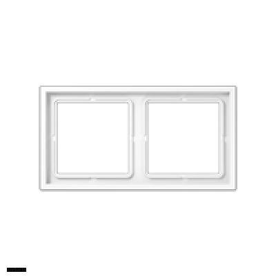 Рамка на 2 поста Jung LS Zero белый LSZ982BFWW