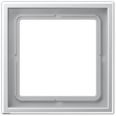 Рамка на 1 пост Jung LS Zero алюминий LSZAL981BF