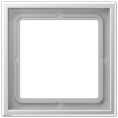 Рамка на 1 пост Jung LS Zero алюминий LSZAL981BF