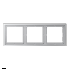 Рамка на 3 поста Jung LS Zero алюминий LSZAL983BF