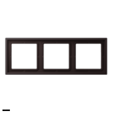 Рамка на 3 поста Jung LS Zero dark LSZAL983BFD