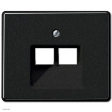 Розетка компьютерная двойная RJ45 6-й кат. EPUAE8-8UPOK6 + SL569-2UASW