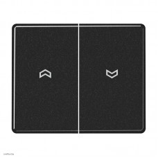 Выключатель управления жалюзи клавишный, 10 А / 250 В~ 509vu + sl595psw