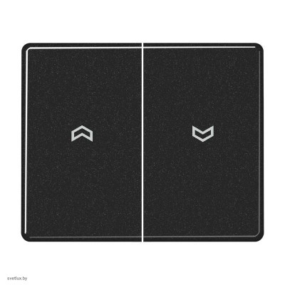 Выключатель управления жалюзи клавишный, 10 А / 250 В~ 509vu + sl595psw