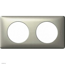 Рамка двухместная Legrand Celiane, титан 68902 Рамка двухместная Legrand Celiane, титан 68902