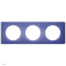 Рамка трехместная Legrand Celiane, лиловый муар 66663