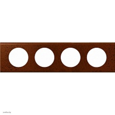 Рамка четырехместная Legrand Celiane, патина феррум 69264