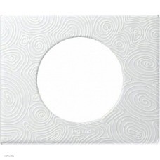 Рамка одноместная Legrand Celiane, белая феерия 69351