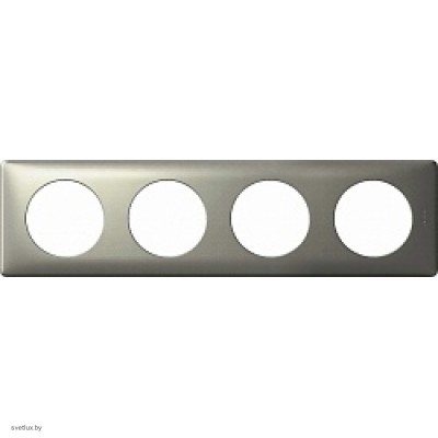 Рамка четырехместная Legrand Celiane, титан 68904