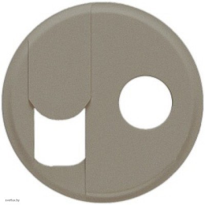 Розетка комбинированная: компьютерная RJ45 + TV Legrand Celiane (титан) 68539 + 67382 + 67344 + 80251