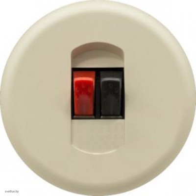 Розетка акустическая на одну колонку Legrand Celiane (слоновая кость) 66240 + 67311 + 80251