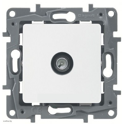 Розетка TV проходная 15дБ Legrand Etika (белая) 672263