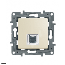 Розетка телефонная RJ11 Legrand Etika (слоновая кость) 672340 Розетка телефонная RJ11 Legrand Etika (слоновая кость) 672340