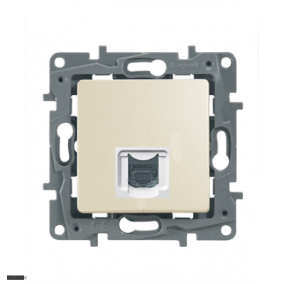 Розетка телефонная RJ11 Legrand Etika (слоновая кость) 672340