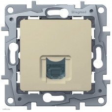 Розетка RJ45 Кат.5 UTP Legrand Etika (слоновая кость) 672341