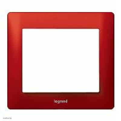 Рамка одинарная Legrand Galea Life, красный металл 771901