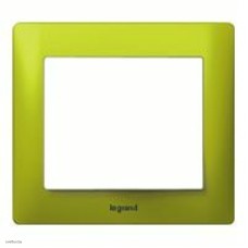 Рамка одинарная Legrand Galea Life, зеленый металл 771921