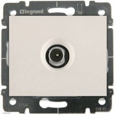 Розетка TV проходная Legrand Galea Life (жемчужный) 775967 + 771566