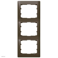 Рамка тройная Legrand Galea Life, темная бронза, для вертикального монтажа 771207