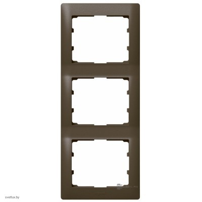 Рамка тройная Legrand Galea Life, темная бронза, для вертикального монтажа 771207