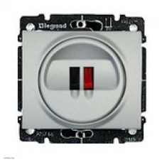 Розетка акустическая на одну колонку Legrand Galea Life (алюминий) 771300 + 775785