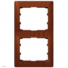 Рамка двойная Legrand Galea Life, вишня, для вертикального монтажа 771976