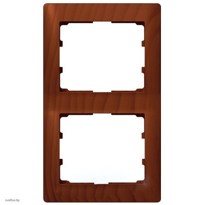 Рамка двойная Legrand Galea Life, вишня, для вертикального монтажа 771976