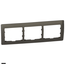 Рамка тройная Legrand Galea Life, темная бронза, для горизонтального монтажа 771203