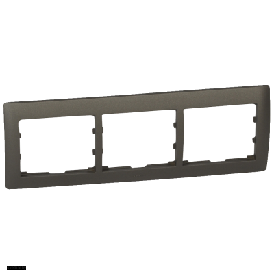 Рамка тройная Legrand Galea Life, темная бронза, для горизонтального монтажа 771203