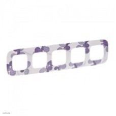 Рамка пятерная Legrand Valena Allure, флора 754365