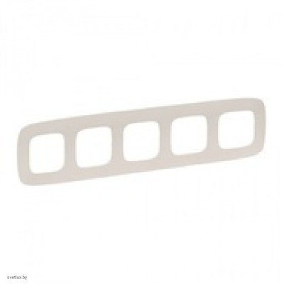 Рамка пятерная Legrand Valena Allure, слоновая кость 754315