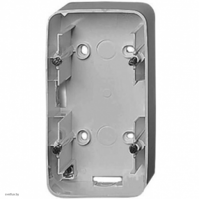 Двухместная коробка для накладного монтажа Legrand Valena Allure, алюминий 755572