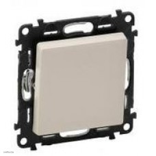Кнопочный выключатель 6 A - 250 В, Legrand Valena Life слоновая кость 752011 + 755001