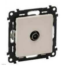 Розетка TV единственная (звезда), Legrand Valena Life слоновая кость 753051 + 754761