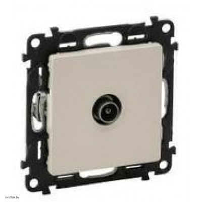 Розетка TV единственная (звезда), Legrand Valena Life слоновая кость 753051 + 754761