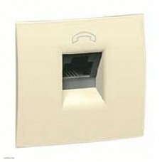 Розетка телефонная одинарная RJ11 Legrand Valena (слоновая кость) 774338