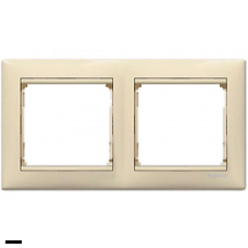 Рамка двойная Legrand Valena жемчужный 770472 Рамка двойная Legrand Valena жемчужный 770472