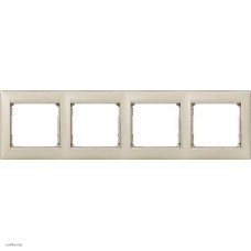 Рамка четверная Legrand Valena жемчужный 770474 Рамка четверная Legrand Valena жемчужный 770474