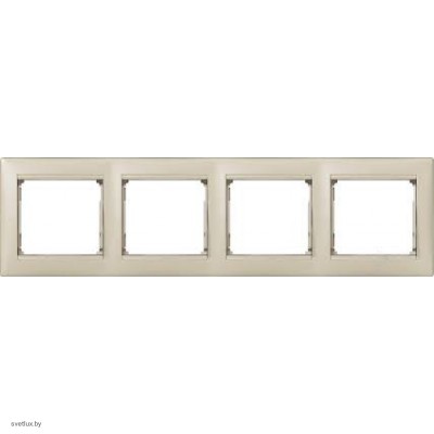 Рамка четверная Legrand Valena жемчужный 770474